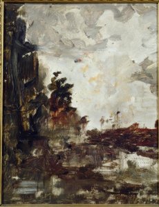 Untitled (Color Sketch) by Gustave Moreau